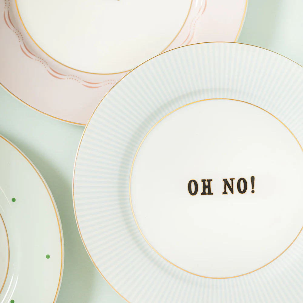 Yvonne Ellen Slogan Side Plates (Set Of 4) - Image 11