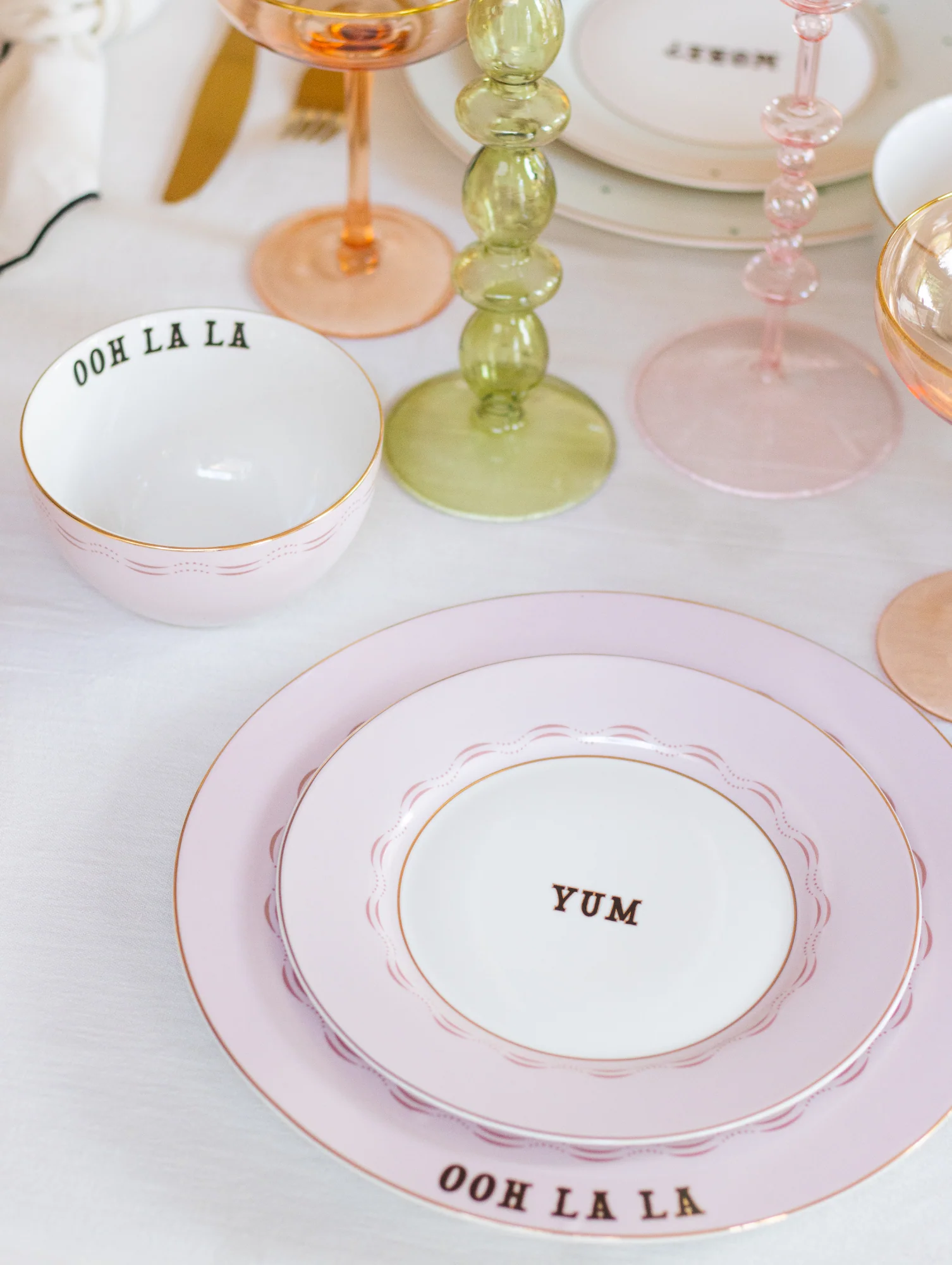 Yvonne Ellen Slogan Side Plates (Set Of 4) - Image 4