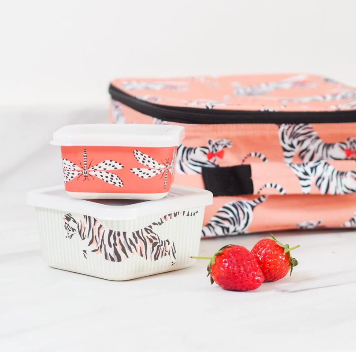 Yvonne Ellen Tiger Lunch/Picnic Bag - Image 7