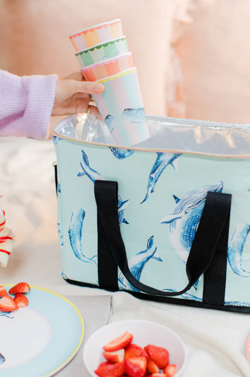 Yvonne Ellen Whale Picnic Cooler Bag - Image 10